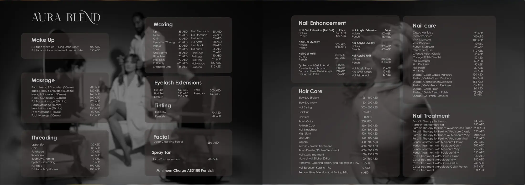 Aura Blend – brochure design