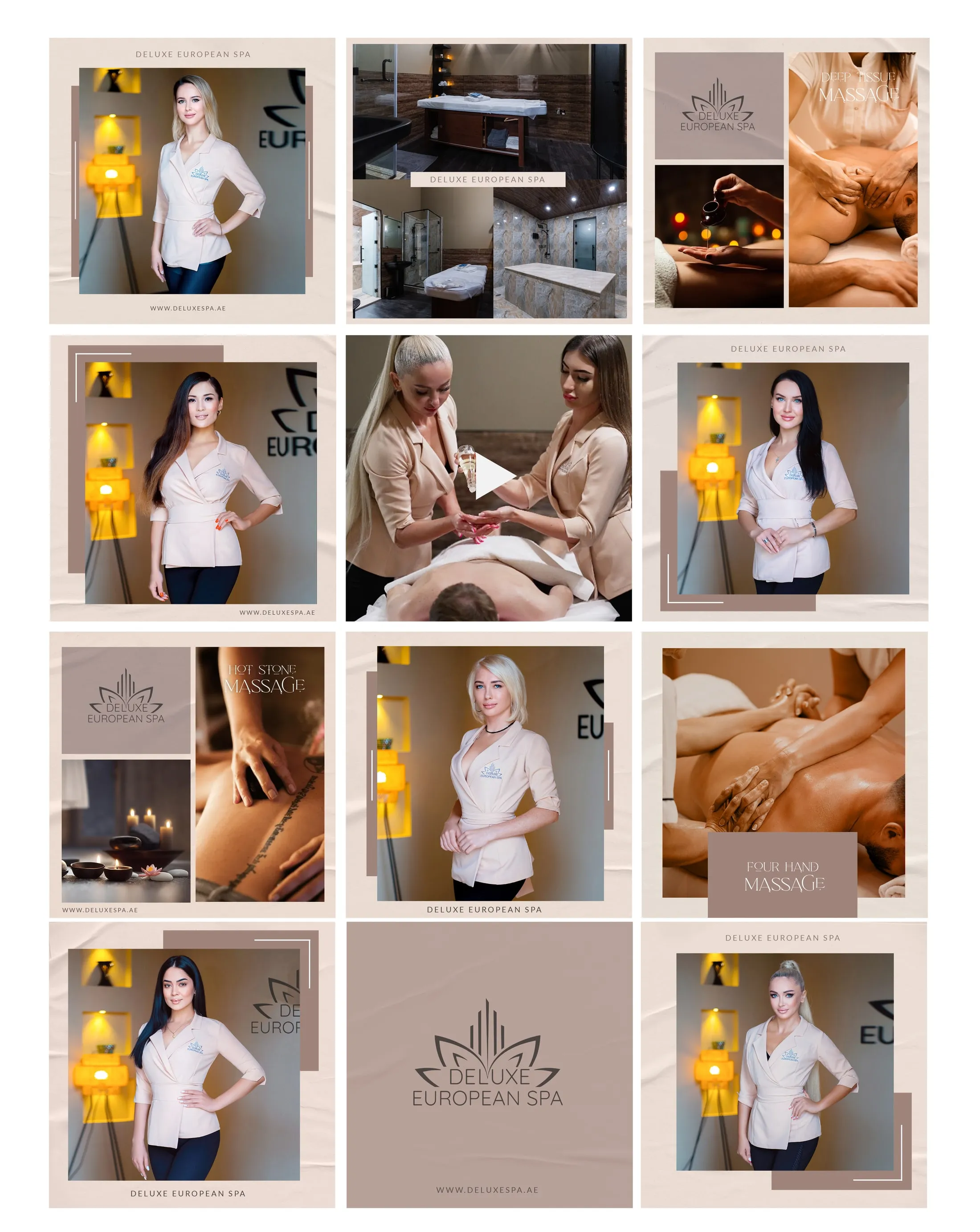 Deluxe European Spa – Social media & Meta ads