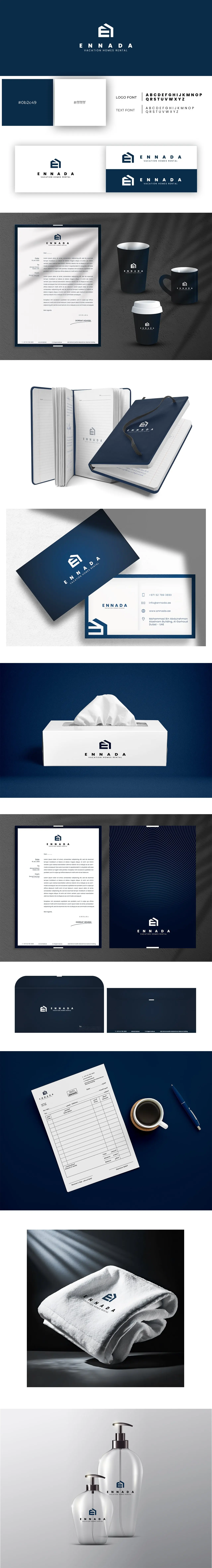 ENNADA Vacation Homes Rental – Holiday homes brand identity