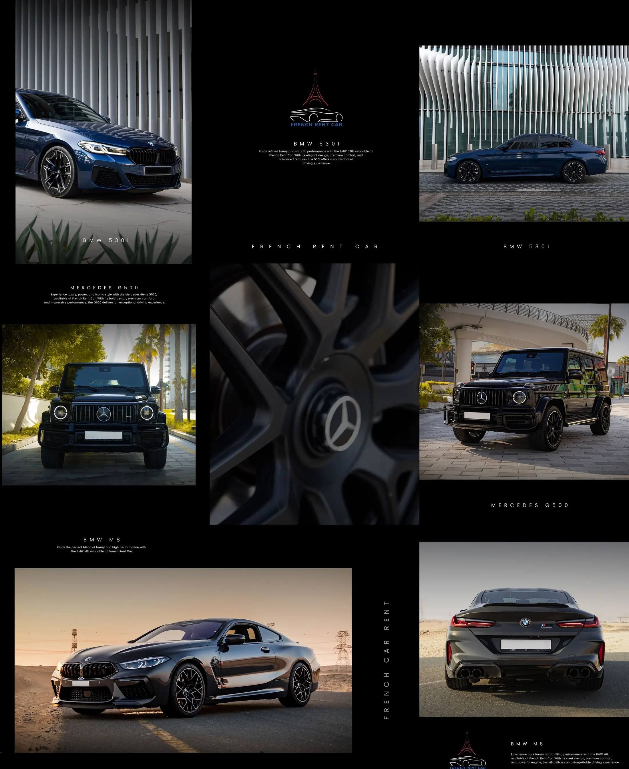 French Rent Car – Car rental social media