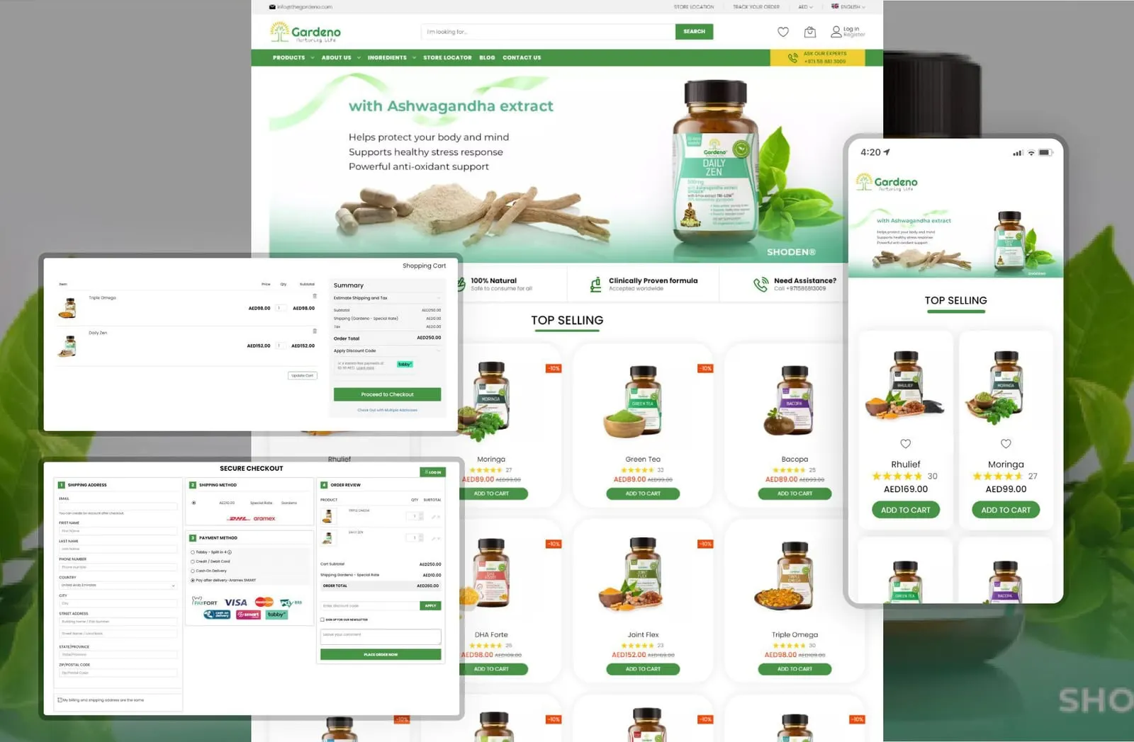 Gardeno – Wellness products store