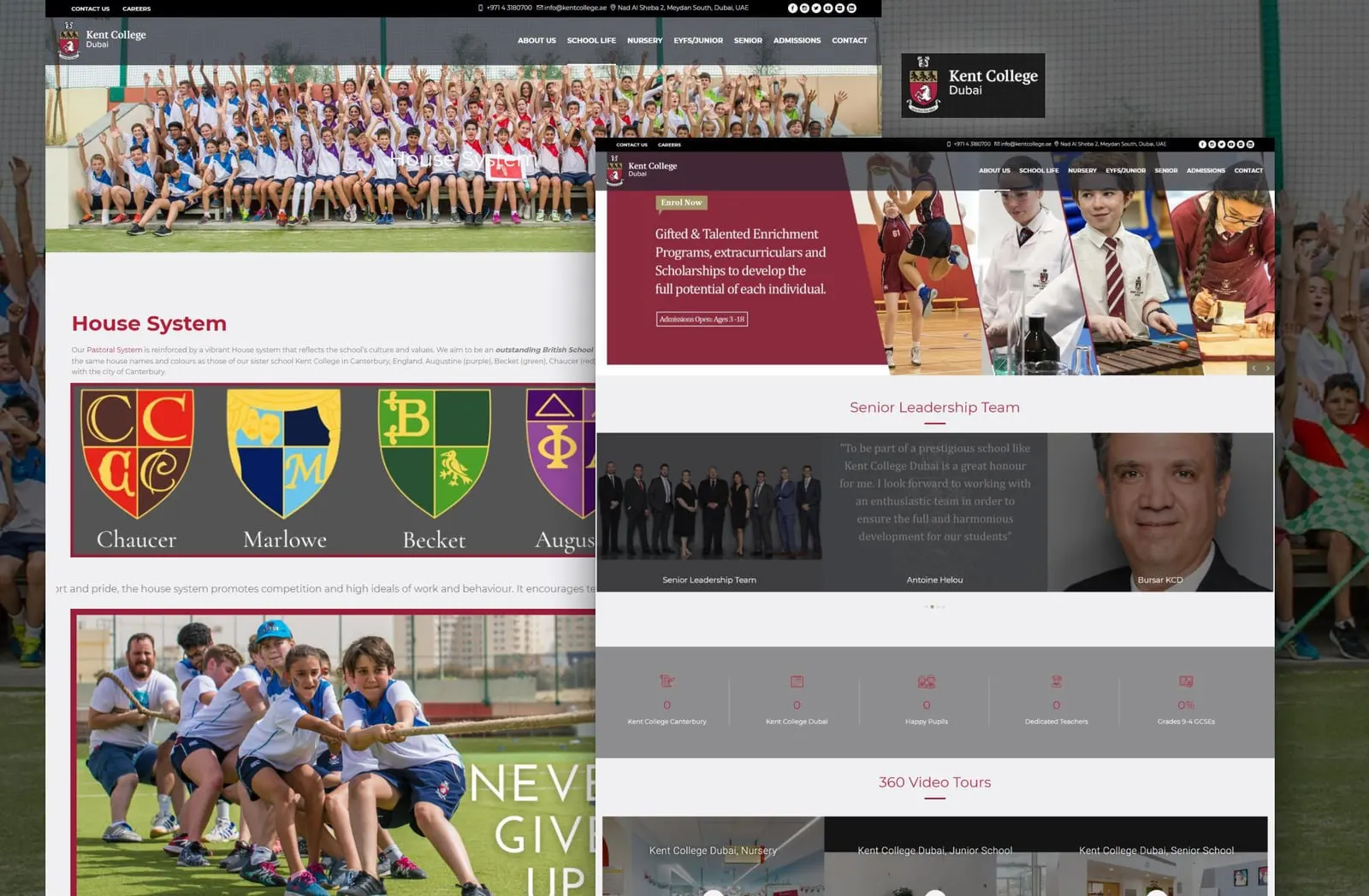Kent College Dubai – School website