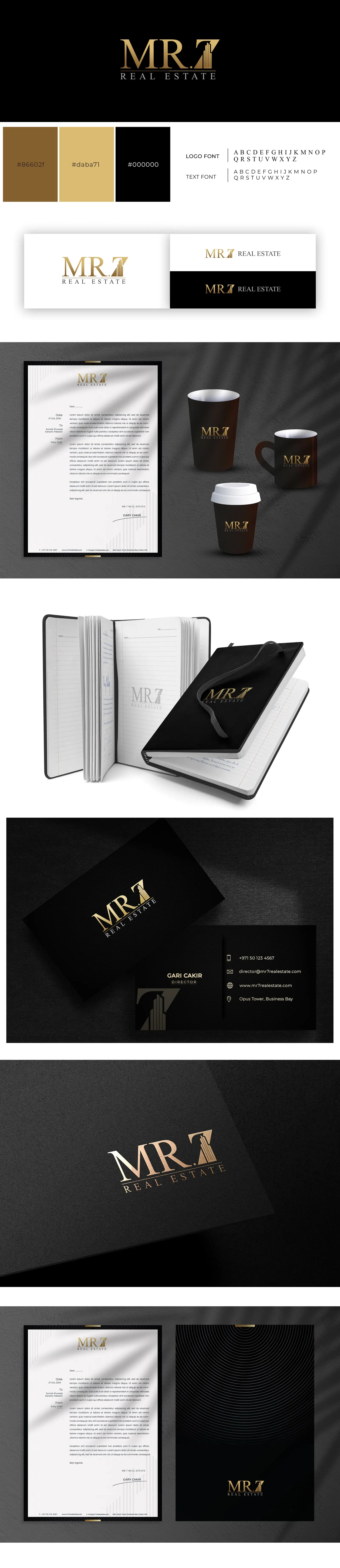 MR7 Real Estate – Real estate brand identity
