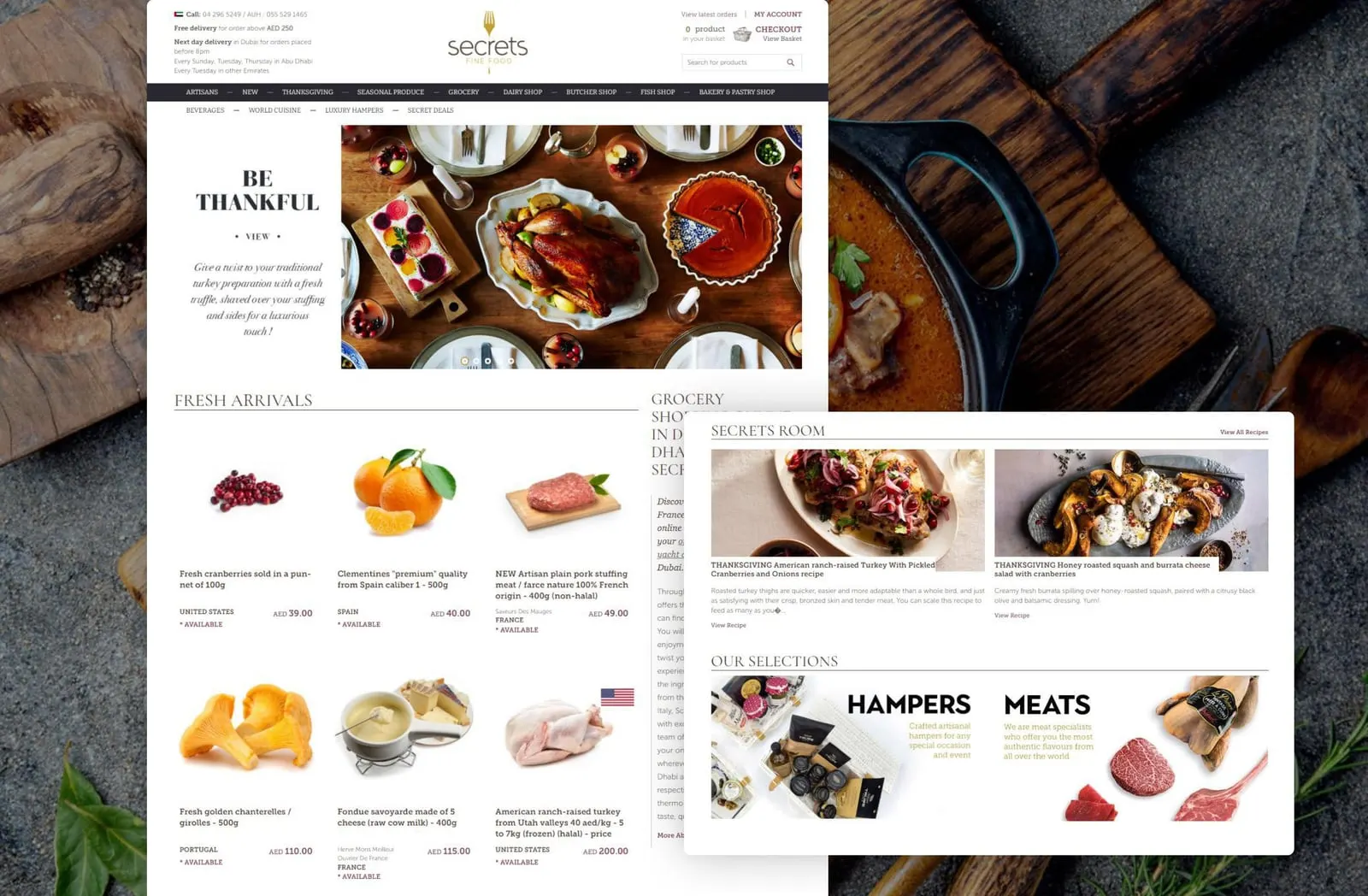Secrets – Gourmet food store